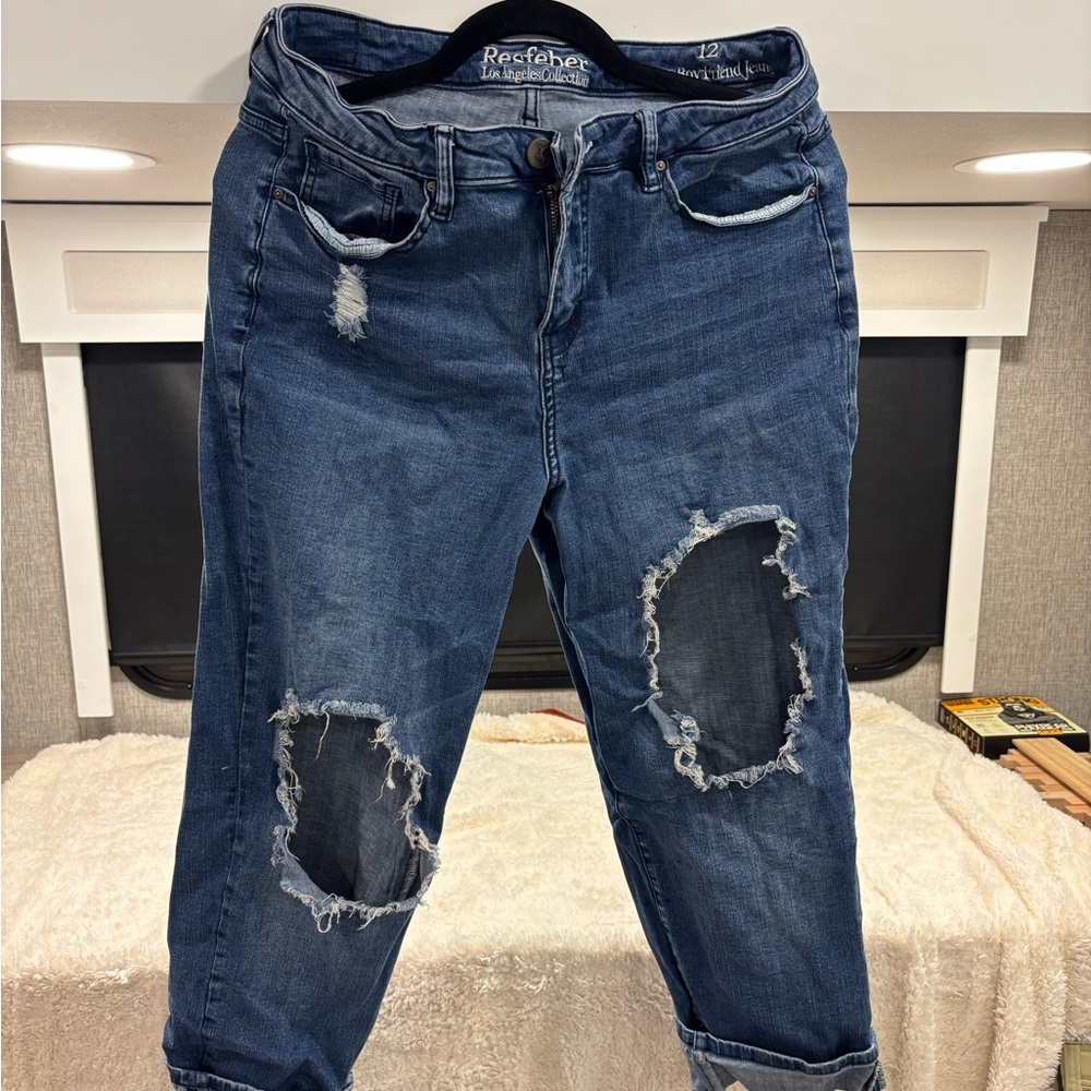 Rag & Bone Distressed Cropped Denim Pants